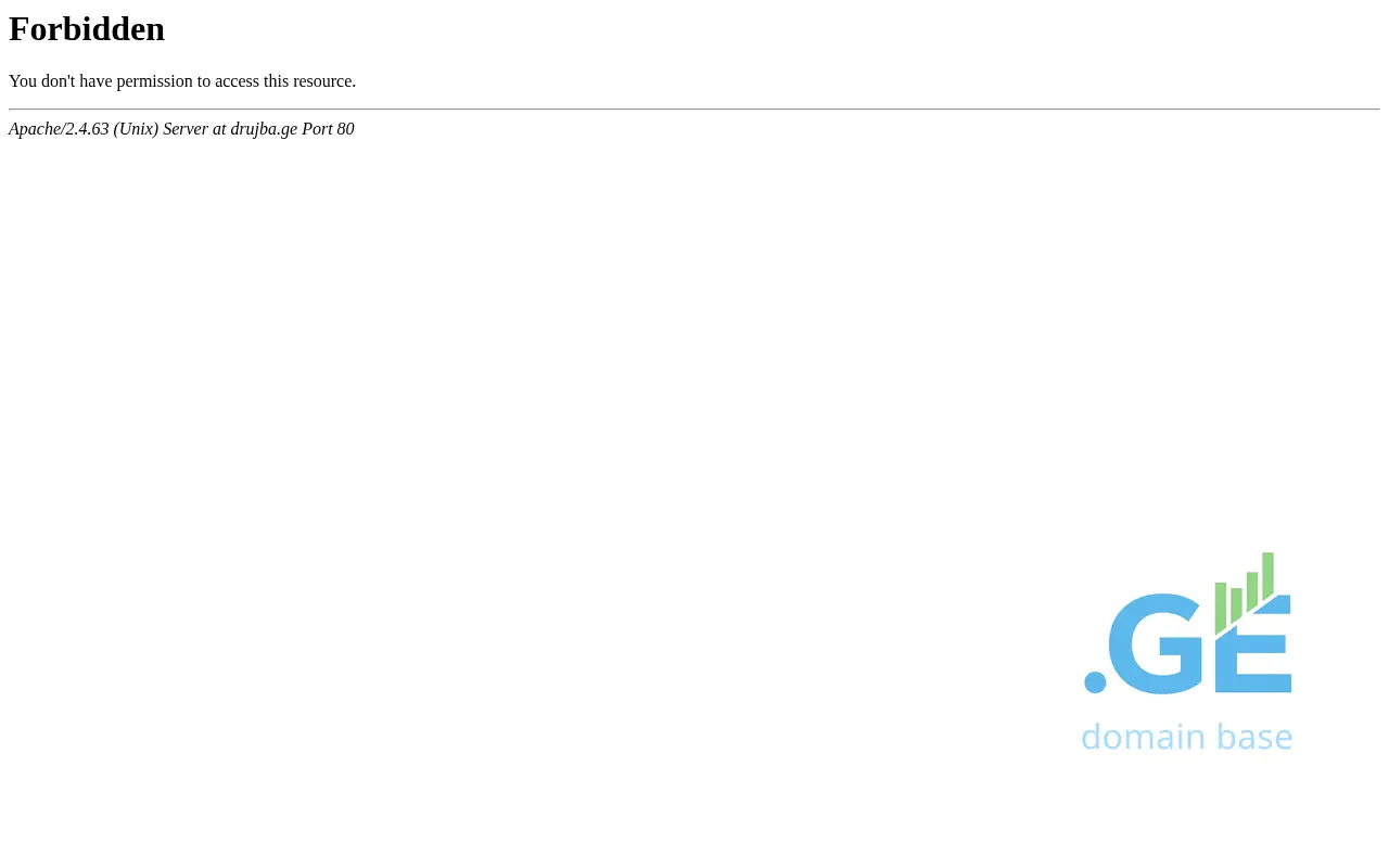Screenshot of the site drujba.ge