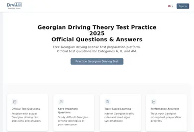 Screenshot of drv.ge