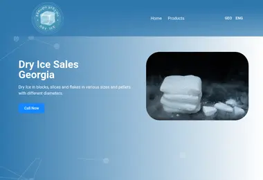 Screenshot of dryice.ge
