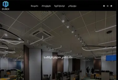Screenshot of dubex.ge