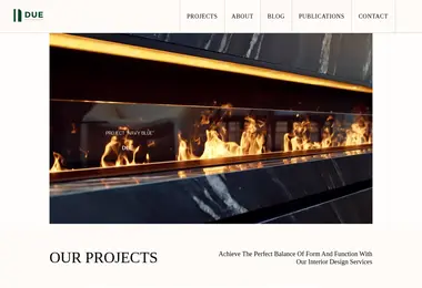 Screenshot of duedesign.ge