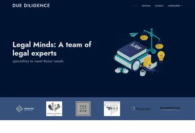 Screenshot of duediligence.ge