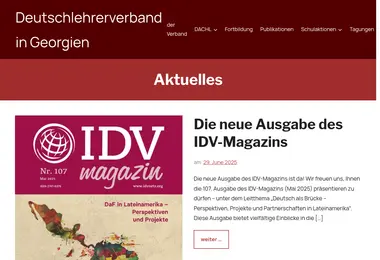 Screenshot of dvgeorgien.ge