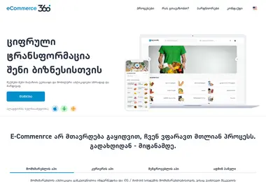 Screenshot of e360.ge
