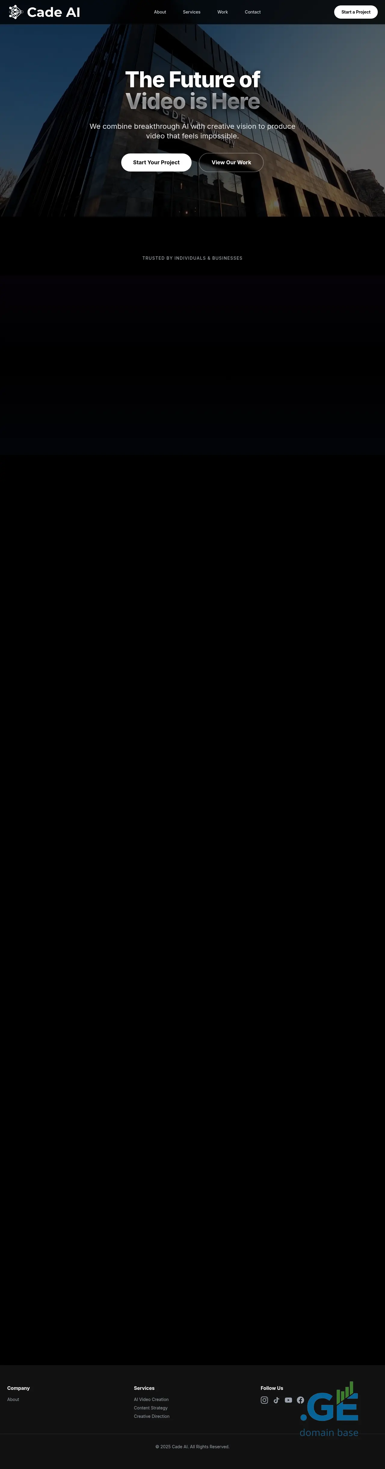 Screenshot of the site eai.ge