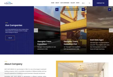 Screenshot of eastgategroup.ge