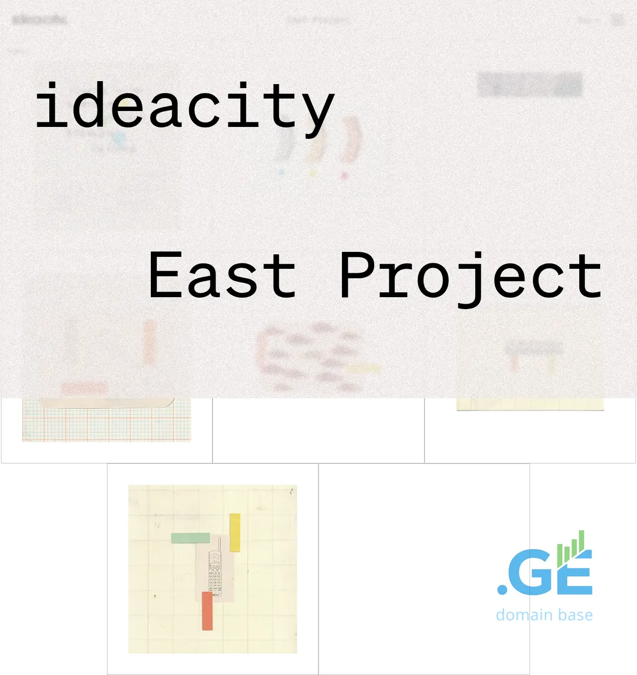Screenshot of the site eastproject.ge