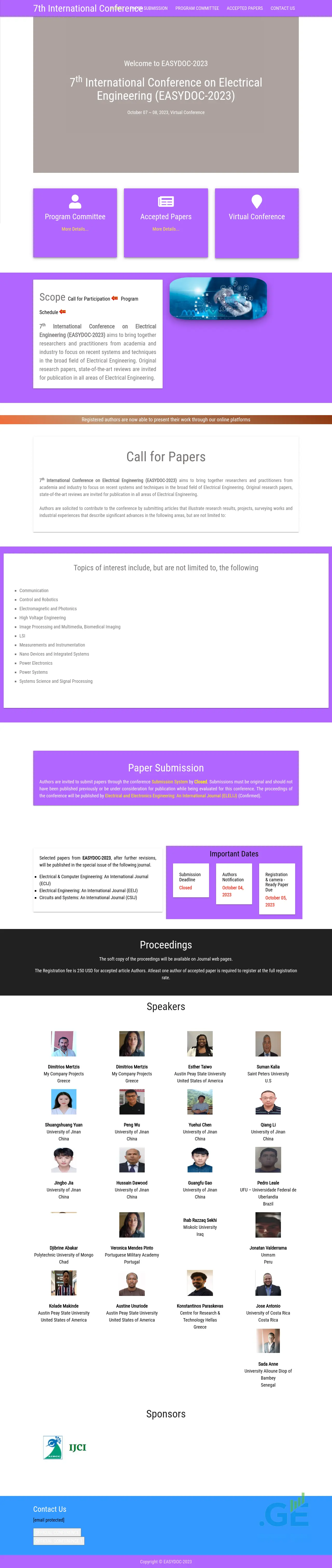 Screenshot of the site easydoc.ge