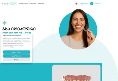 Screenshot of easylign.ge
