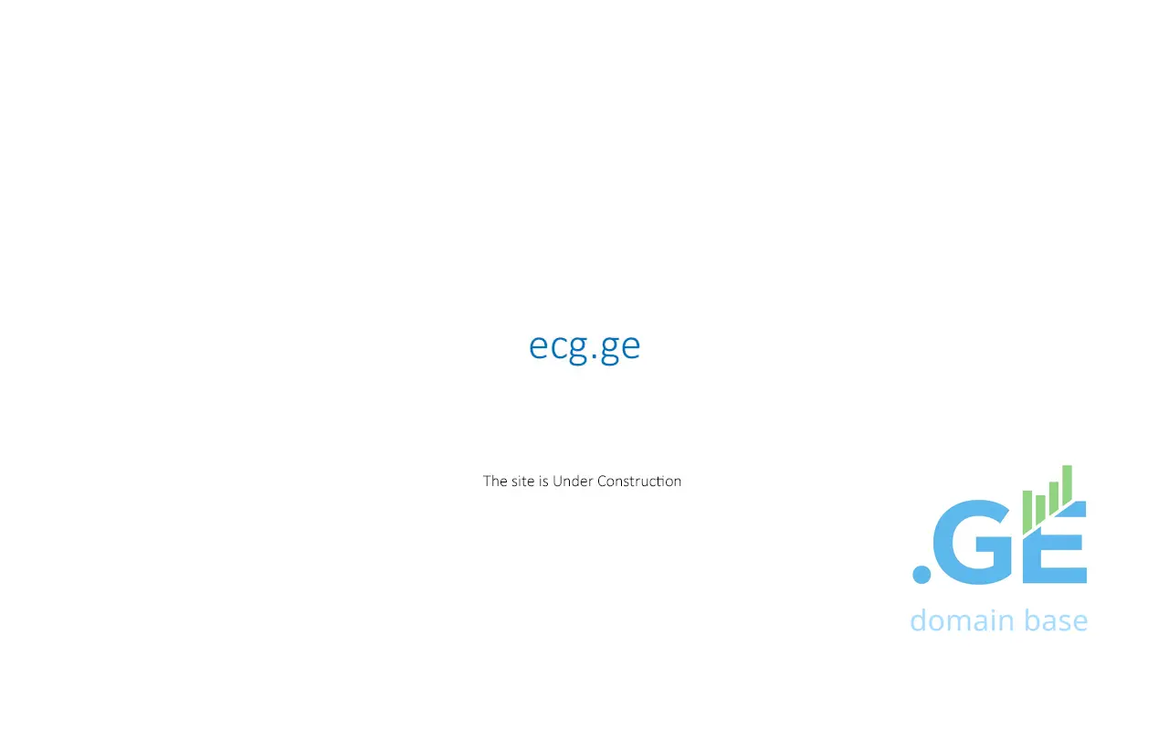 Screenshot of the site ecg.ge