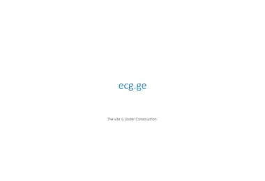 Screenshot of ecg.ge