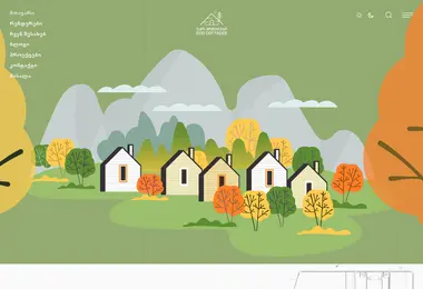 Screenshot of ecocottages.ge