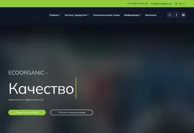 Screenshot of ecoorganic.ge