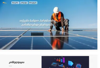Screenshot of ecosolution.ge