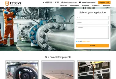 Screenshot of ecosys.ge