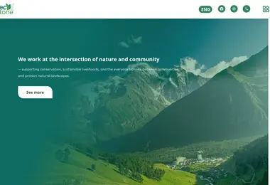 Screenshot of ecotone.ge