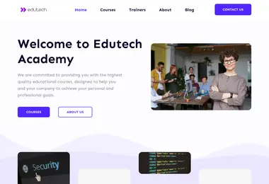 Screenshot of edutech.ge