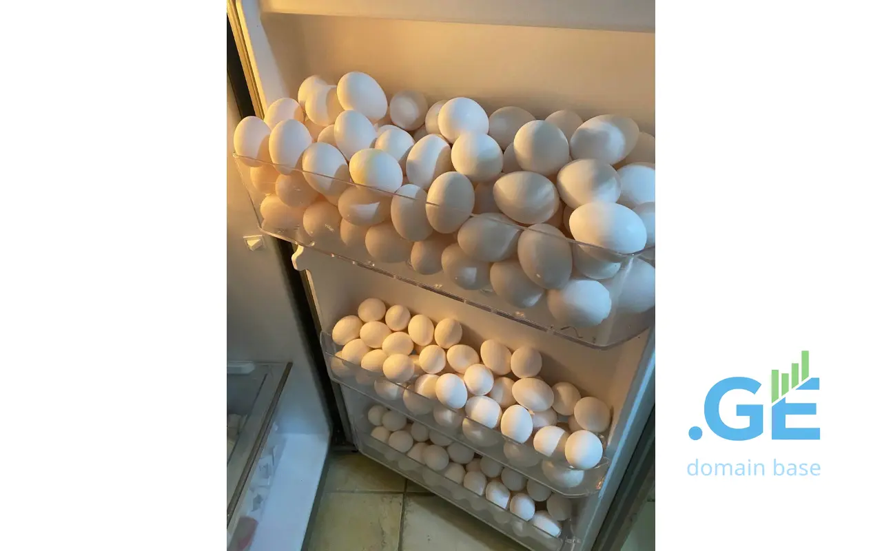 Screenshot of the site eggfrid.ge