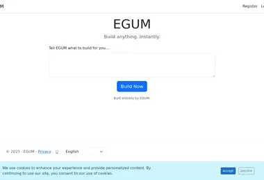 Screenshot of egum.ge
