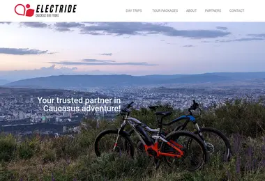 Screenshot of electride.ge