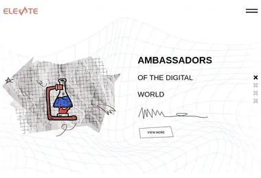 Screenshot of elevate.ge