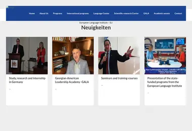 Screenshot of eli.ge