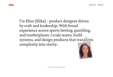 Screenshot of elika.ge