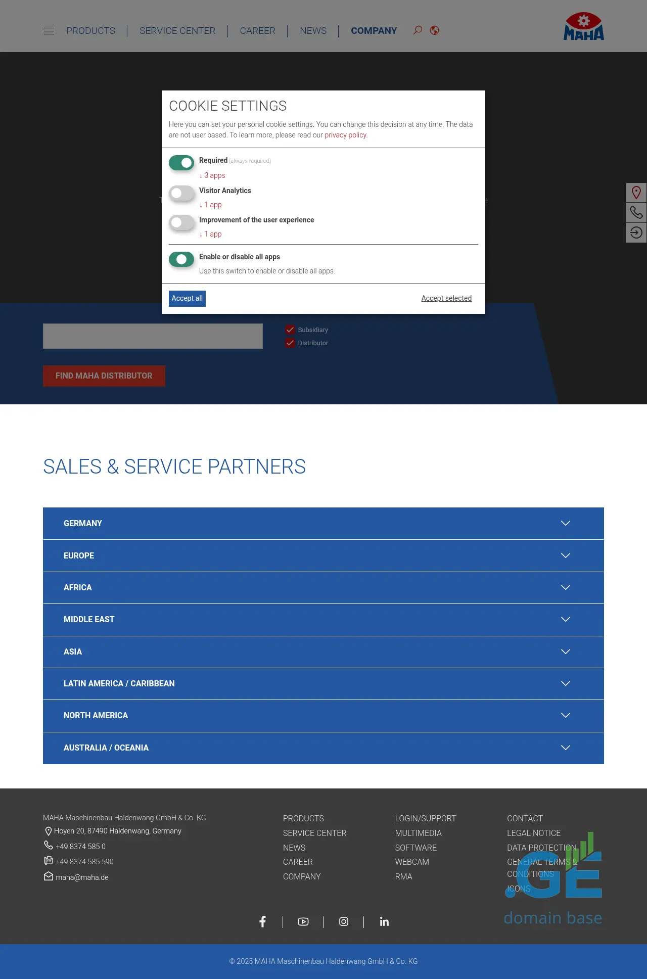 Screenshot of the site elistech.ge
