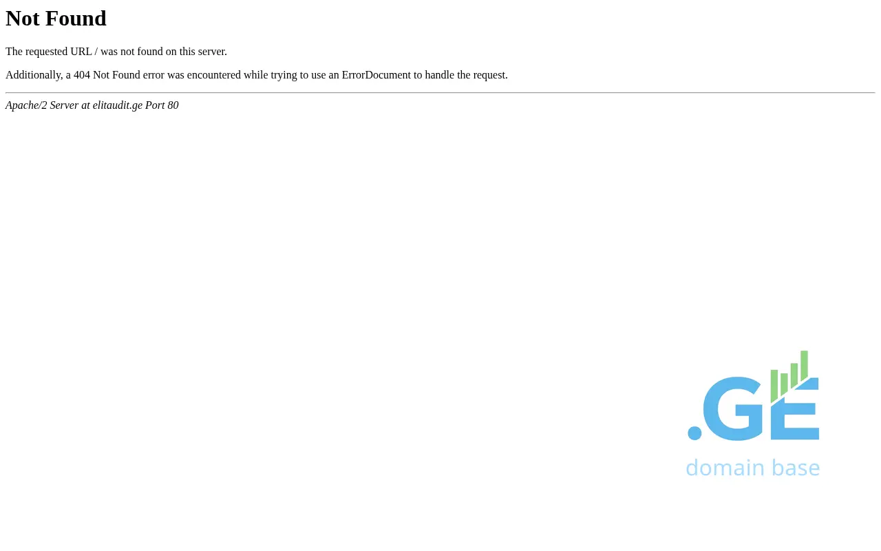 Screenshot of the site elitaudit.ge