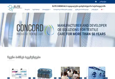 Screenshot of elitechemicals.ge