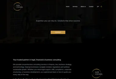 Screenshot of elitecounsel.ge