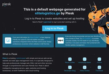 Screenshot of elitelogistics.ge