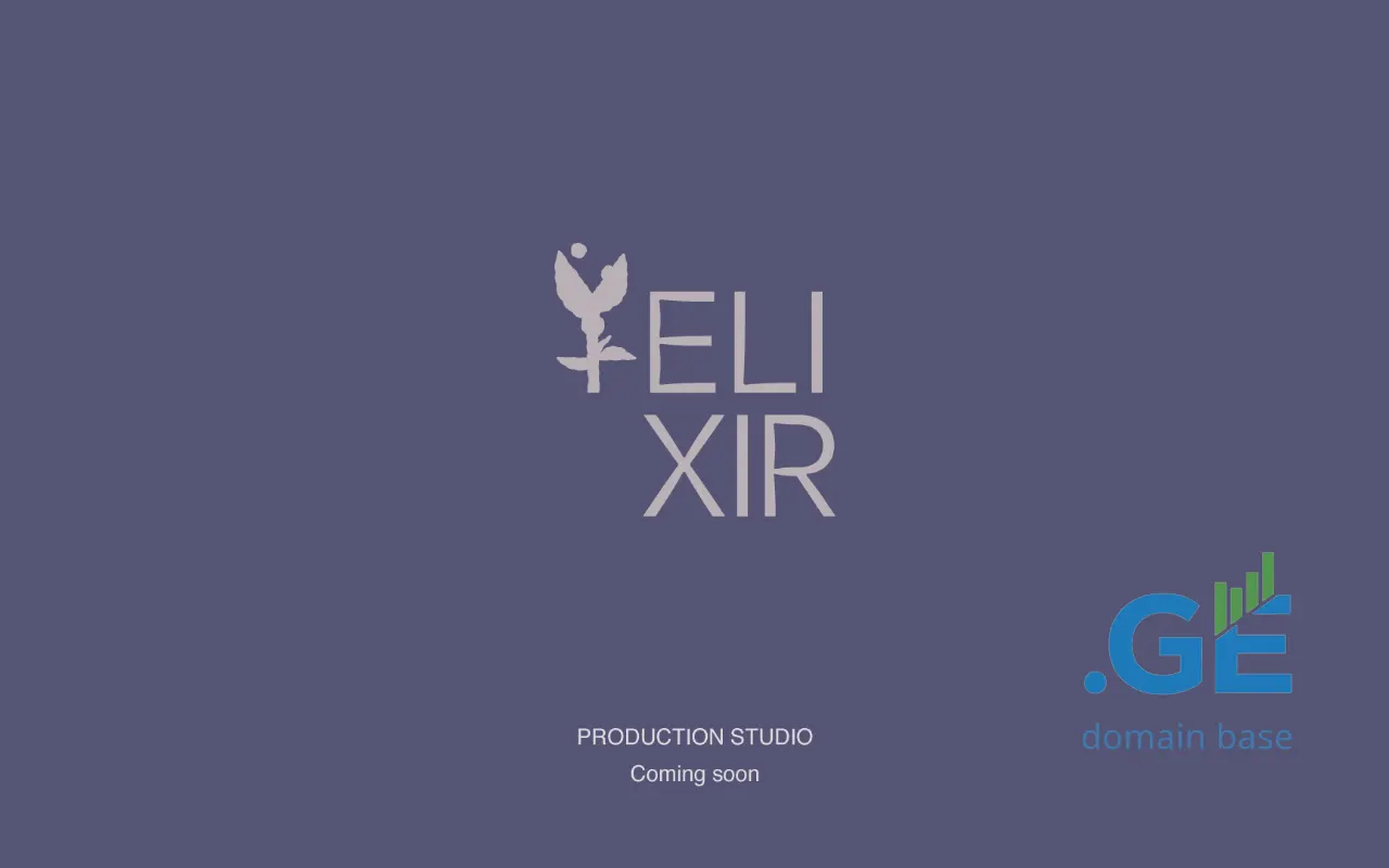 Screenshot of the site elixirstudio.ge
