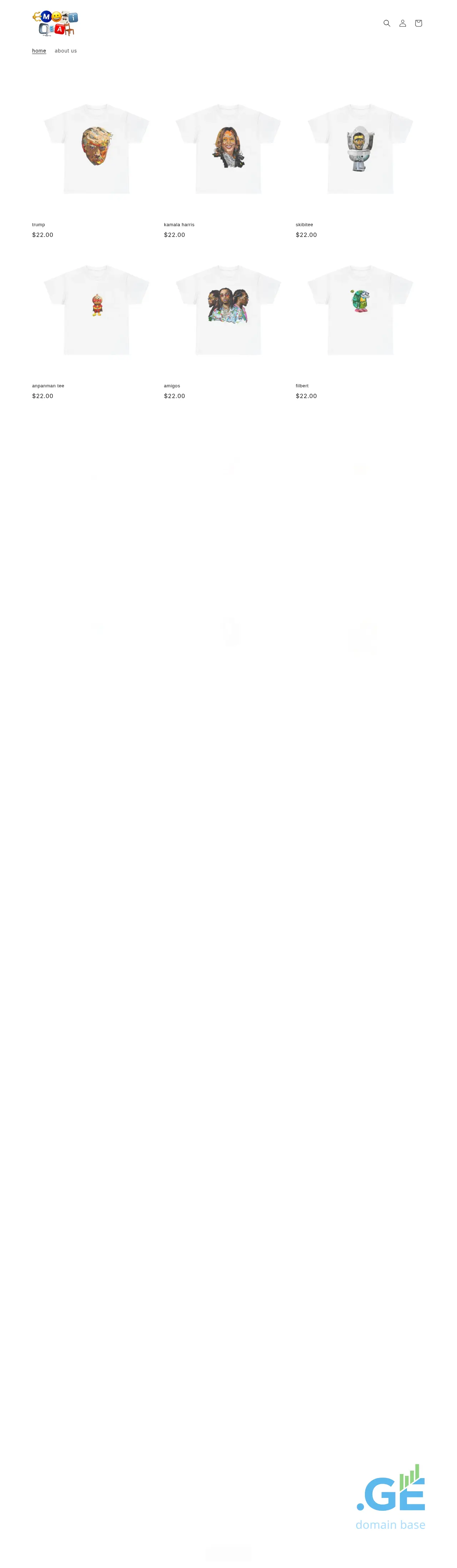 Screenshot of the site emoji.ge