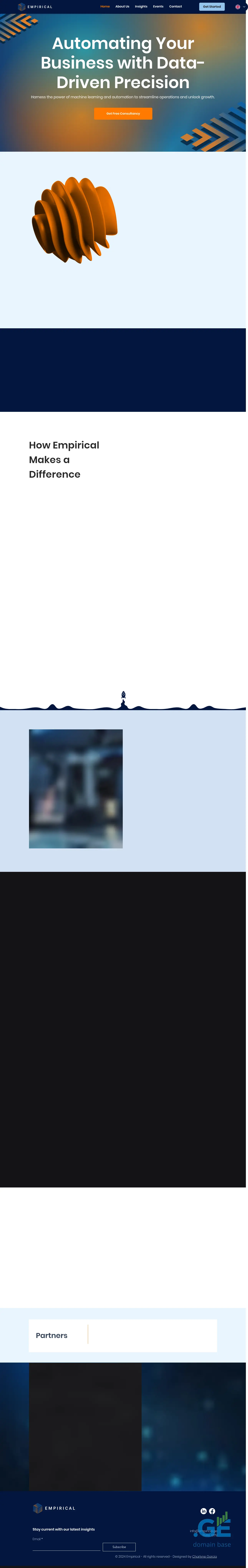 Screenshot of the site empirical.ge