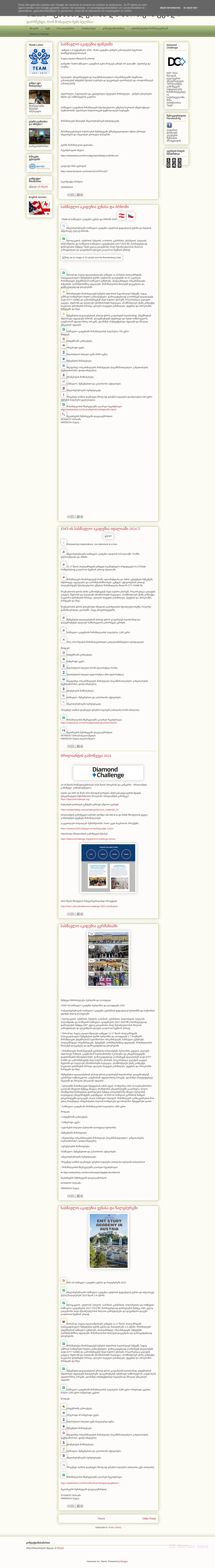 Screenshot of the site emt.ge