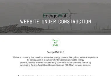 Screenshot of energowatt.ge