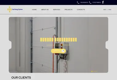 Screenshot of energysystems.ge
