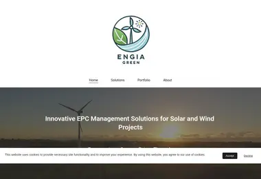 Screenshot of engiagreen.ge