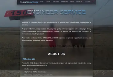 Screenshot of engineerservice.ge