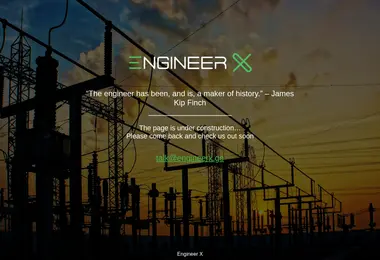Screenshot of engineerx.ge