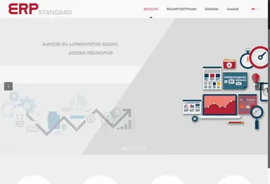 Screenshot of erpstandard.ge