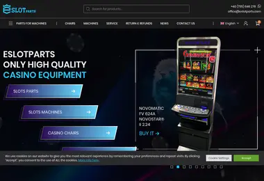 Screenshot of eslots.ge