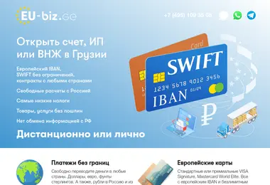 Screenshot of eu-biz.ge