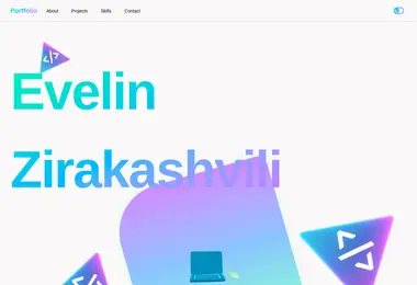 Screenshot of evelin.ge