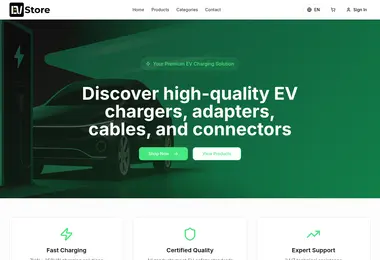 Screenshot of evstore.ge