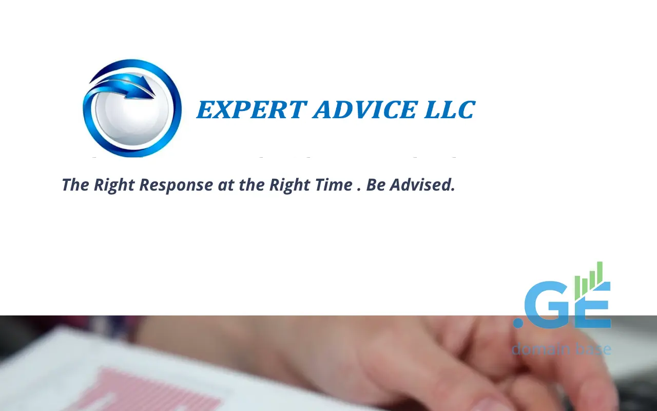 Screenshot of the site expertadvice.ge