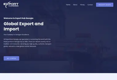 Screenshot of exporthub.ge