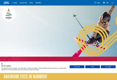 Screenshot of eyof2025.ge