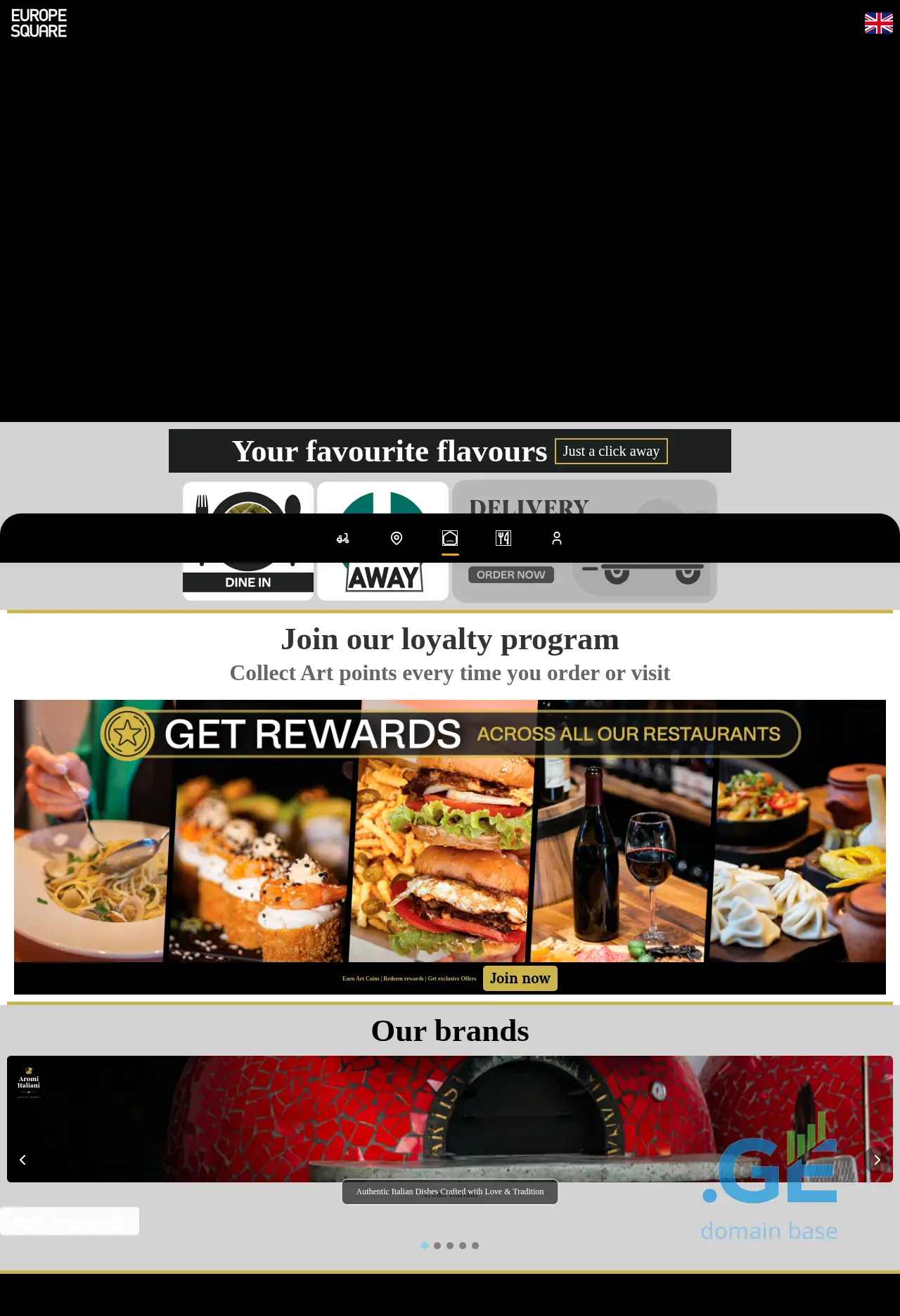 Screenshot of the site fastdelivery.ge
